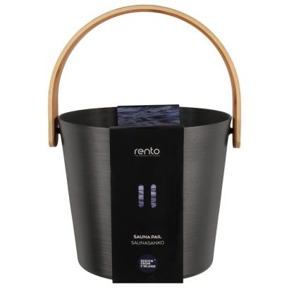 Saunafata , úr svörtu ál. - Image 3