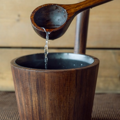 Saunafata bambus- Dökk - Image 3